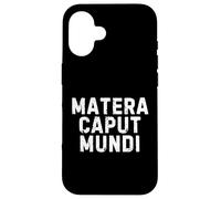 Matera Caput Mundi Città Simpatica Uomo Donna Bambino Coque pour iPhone 16