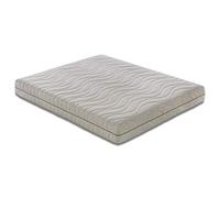Materassimemory - Onda - Matelas à mémoire de Forme, revêtement déhoussable 160 x 190 cm
