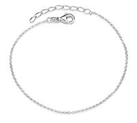 MATERIA by Matthias Wagner Bracelet fin pour femme en argent 925 rhodié, 18 centimeters #SA-124-Silber
