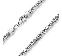 MATERIA by Matthias Wagner Chaîne royale pour homme Argent sterling 925 rhodié #K56