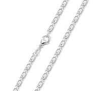 MATERIA by Matthias Wagner Chaîne S en argent 925, diamantée, 1,8 mm #K44-40cm