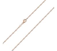 MATERIA by Matthias Wagner Collier délicat en or rose avec cubes en argent 925 pour femme K12