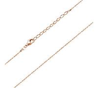 MATERIA by Matthias Wagner Collier pour fille en argent sterling 925 plaqué or rose 36 à 40 cm #K111