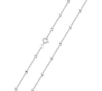MATERIA by Matthias Wagner K118 Collier à boules pour femme en argent 925, Argent sterling