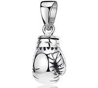 MATERIA by Matthias Wagner KA-45 Pendentif pour homme en argent sterling 925 antique Motif gant de boxe, argent sterling 925 rhodié
