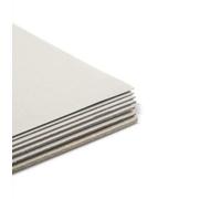 Materia Prima Carton Gris pour l’Artisanat et Projets Créatifs. Papier Cartonné Gris pour Livres, et Modèlisme. Feuille de Carton Recycle facile à Découper pour Boîtes (1 mm, 52,5x75 cm)