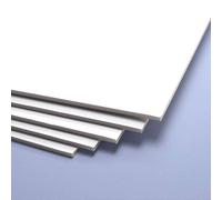 Materia Prima Carton Plume pour maquettes, enseignes et supports. Planche multifonction facile à découper A3 et A4, différentes épaisseurs et couleurs (blanc, 3 mm d'épaisseur, A4) PACK de 30 unités.