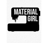 Material Girl: Sewing Design Blank Dot Grid Paper For School Seamstress Projects