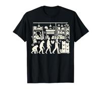 Material Handler Evolution Funny Warehouse Logistics Work T-Shirt