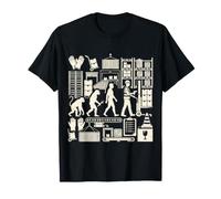 Material Handler Evolution Funny Warehouse Operations Work T-Shirt