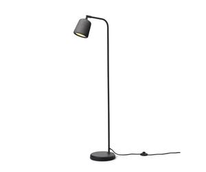 Material Lampadaire Ciment Gris Foncé