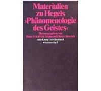 Materialien zu Hegels Phänomenologie des Geistes Hegel, Georg Wilhelm Friedrich (Auteur)