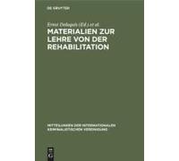 Materialien Zur Lehre Von Der Rehabilitation