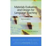 Materials Evaluation and Design for Language Teaching