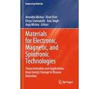 Materials for Electronic, Magnetic, and Spintronic Technologies: Characterization and Applications from Energy Storage to Disease Detection