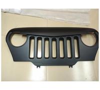 Matériau ABS De Remplacement De Gril De Maille En Colère Noire De Garde De Calandre Avant Pour Jeep Pour Wrangler TJ 1997-2006 Pour J187 Grille De Pare Chocs