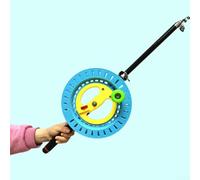 Matériau ABS pour cerf-volant pour le vol et la pêche, offrant une course fluide et un contrôle efficace pendant les activités de plein air (ABS bleu 22 cm)