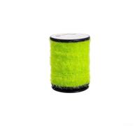 Matériau chenille en fibre de carbone pour mouches attachées à la main, bobine de 20 m, léger mais robuste, prend en charge la forme et les détails détaillés du corps (vert citron)