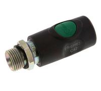 Matériau composite DN 7.4 Manchon de sécurité avec bouton-poussoir G 1/2 pouce mâle