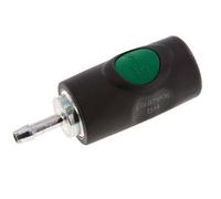 Matériau composite DN 7.4 Raccord pneumatique de sécurité Douille avec bouton-poussoir Colonne de tuyau de 6 mm