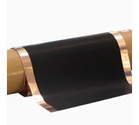 Matériau d'anode au lithium simple double face - Feuille de cuivre conductrice recouverte de carbone for la recherche en laboratoire(Single sided 2KG)