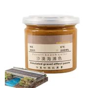 Matériau de base miniature de 200 ml - Sables de modélisation scénique, textures de flocage artisanales | Effets de terre sèche pour miniatures, sable texturé pour projets de loisirs, mélanges en vrac