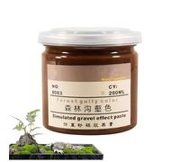 Matériau de base miniature de 200 ml - Sables de modélisation scénique, textures de flocage artisanales | Effets de terre sèche pour miniatures, sable texturé pour projets de loisirs, mélanges en vrac