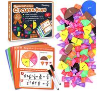 Matériau De Calcul De Rupture Magnétique, 116 Pièces De Ressources Mathématiques, Pièces De Calcul De Fraction, Manipulateurs Mathématiques, Démonstrateur De Disques De Fraction, Magnétiques[Z1067]
