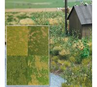 MATÉRIAU DE COUVERTURE DE SOL 4 TYPES 105 X 148 MM CHAQUE TYPE Busch 1300