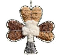 Matériau de nidification pour oiseaux - Panier décoratif rechargeable en métal - Fabriqué à la main - Pour oiseaux sauvages - Matériau de nidification en extérieur - Pour canaris, extérieur, jardin