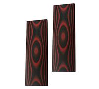 通用 Matériau de Poignée de Couteau G10 écailles rouges, couteliers épée bricolage dalles poignées Micarta ébauches dalles matériel, lot de 2 pièces
