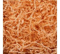 Matériau de remplissage en papier couleur saumon 1kg - matériau d'emballage biodégradable, idéal comme remplissage décoratif pour les boîtes et paniers cadeaux