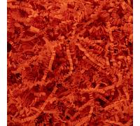 Matériau de remplissage orange en papier 1kg - matériau d'emballage biodégradable, idéal comme remplissage décoratif pour les boîtes et les paniers cadeaux