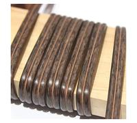 Matériau De RéParation En Rotin Tressé En Plastique - 8mm*65m Matériel De Réparation De Rotin Synthétique Plat Dégradé De Café Brun Kit, Pour Meubles De Jardin, Terrasse, Meubles En Osier Durable