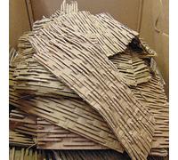 Matériau d'emballage/remplissage/papier déchiquetable en carton déchiqueté, propriétés de rembourrage idéales - 56 l, 5 kg