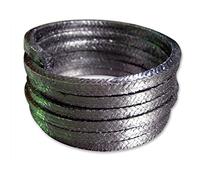 Matériau d'étanchéité résistant, garniture de compression tressée en graphite flexible, adaptée au presse-étoupe, à la tige de valve ou au joint mécanique, longueur 1000 mm