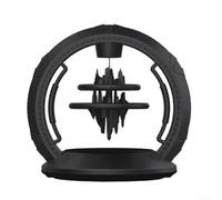 Matériau en alliage d'aluminium de qualité supérieure, rotation à énergie solaire. Ajoutez une touche d'élégance à votre voiture avec ce désodorisant créatif pour voiture (noir)