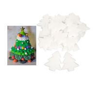 Matériau En Mousse Pour Arbre De Noël, 20 Pièces, Bricolage, Décoration De Fête De Noël, Artisanat De Modélisation Pour Enfants D'Âge Préscolaire