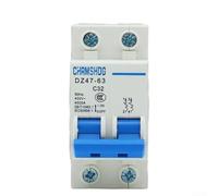 Matériau PC miniature pour disjoncteur 36 x 42 x 82 mm PC blanc (32 A) | Mécanisme de déclenchement rapide, DC 250 V max, empêche les dommages causés par les surcharges, protection contre le vent