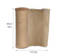 Matériau traditionnel de vannerie en rotin pour réparation de chaise, disponible en différentes tailles pour plus de polyvalence (N)