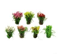 Matériaux de construction à faire soi-même avec des arbustes et des fleurs pour une utilisation sur table de sable dans les modèles architecturaux et les aménagements ferroviaires avec un réalisme