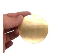 Matériaux de coupe de disque en cuivre, Disques ronds en tôle de laiton for gravure de plinthes, lot de 13, tailles multiples, C28000(35mm x 1.5mm 1pc)