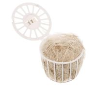 Matériaux de Nidification pour Oiseaux en Coton Jute, avec Panier | Perruches et Inséparables, Fixation par Fil, Fente 1 à 1,8cm, Couleur Café, Lot Unique
