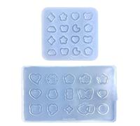 Matériaux de remplissage : moule creux en résine de silicone pour fabrication de bijoux pour moulage époxy, loisirs créatifs, moules de moulage en résine, bijoux en silicone, fleurs en cristal