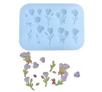 Matériaux de remplissage : moule creux en résine de silicone pour fabrication de bijoux pour moulage époxy, loisirs créatifs, moules de moulage en résine, bijoux en silicone, fleurs en cristal