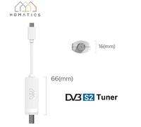 Matériaux de salle de bain d'origine DVB-T2 tuner DVB-S2 pour zones atics Android TV Box R Lite 4K & 4K Plus & RockTek Nipalso KICKPI Kerian Google TV Box-DVB-S2