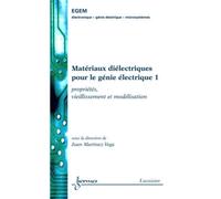 Matériaux diélectriques pour le génie électrique 1 : propriétés, vieillissement et modélisation Juan MARTINEZ-VEGA (Auteur)