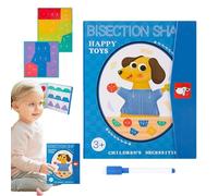 Matériaux mathématiques, fractions manipulatrices mathématiques - Fractions multi-usages Manipulateurs Jeux de fractions - Kit éducatif unique pour l'apprentissage des fractions, outil éducatif pour