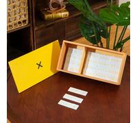 Matériaux mathématiques Montessori de qualité supérieure, boîte de multiplication en bois de hêtre massif de 0,9 kg - Faits mathématiques dans les 100 pièces, manipulations en bois pour enfants de 6 à