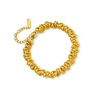 Matériaux pratiques en acier robuste mettant en valeur un charme vintage avec des perles colorées, style décontracté, usage quotidien